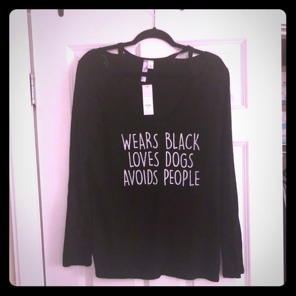 Alya Tops - DONATING SOON! Alya black long sleeve top